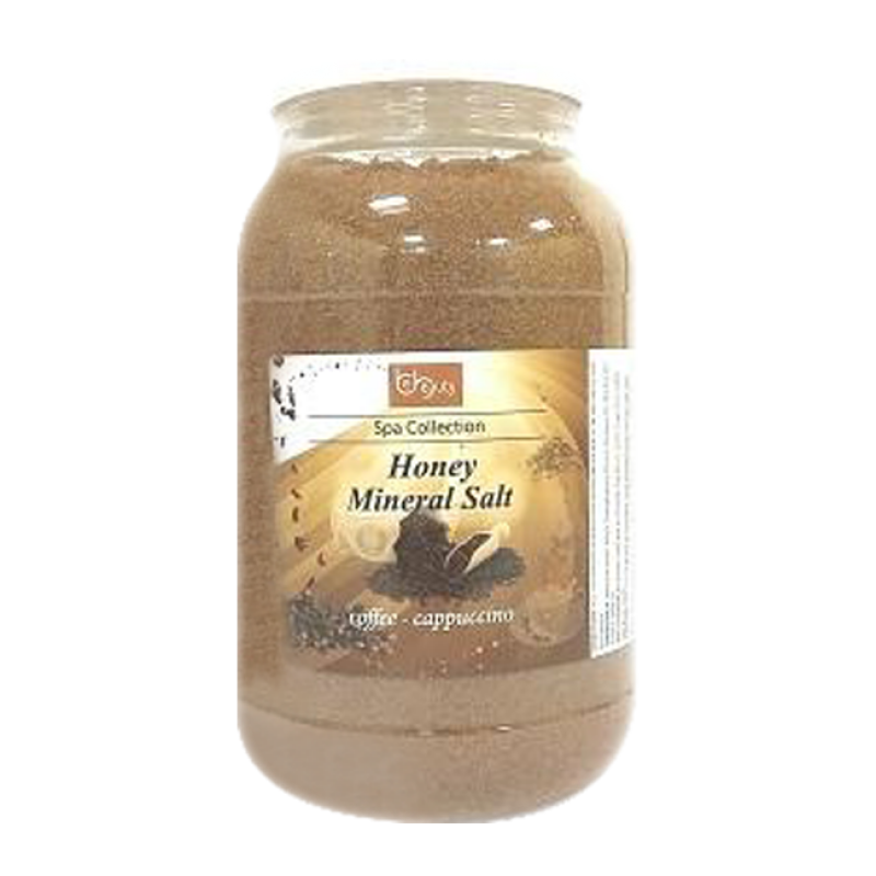 Be Beauty Spa Collection, Honey Mineral Salt, CSAL111, Coffee n Cappuccino, 1Gallon KK0511